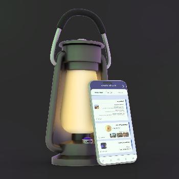 Lantern and Phone