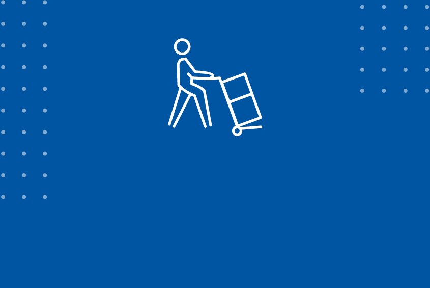 Moving services icon graphic